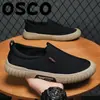 Zapatos Nuevos de Lona para Hombre, Slip-Ons Deportivos, Zapatos para Conducir, Zapatos Casuales Transpirables de Verano, Zapatos Cómodos y Versátiles para Hombre