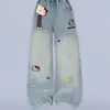 Conjunto de Moletom para Meninas Jeans de Outono 2026 Novo Estilo Quente Versão Coreana Infantil Top com Gola Roupas de Outono para Meninas