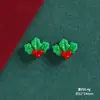 Dibujos Animados Mini Muñeco de Nieve Navideño Regalo Reno Accesorios de Resina DIY Pegamento de Crema Funda de Teléfono Móvil Pasador Material para Joyería