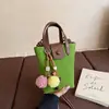 Bolsa Feminina Transfronteiriça 2025 Outono e Inverno Nova Bolsa de Mão Retro Fosca Colorida Contrastante Bolsa Transversal Criativa de Alta Qualidade Bolsa para Celular