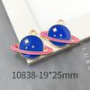 1 Astronauta Foguete Espacial Estrela Acessório Liga Pingente Gota de Óleo Brincos Pingente de Pulseira Joias da Moda