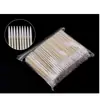 Suministros para Tatuajes Hisopos de Algodón Hisopos de Madera Hisopos Pequeños de Algodón con Punta Hisopos de Algodón Kapok Cabeza Redonda Hisopos de Kapok 10 cm 100 Piezas