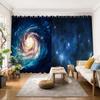 Nueva Cortina para Habitación Infantil Dormitorio Oscurecimiento Sin Taladro Espacio Astronauta Dibujos Animados Cortina Corta Tipo Gancho para Ventana Bahía de Niño