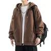 Sudadera cárdigan transfronteriza para hombre, estilo primavera y otoño, marca trendy americana chaqueta de otoño, ropa de hombre, top de pareja, abrigo con capucha