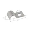 Braçadeira Lateral Única de Aço Inoxidável 304/Braçadeira Lateral Única para Tubo K01/Clipe Lateral Único para Tubo/Braçadeira Circular Lateral Única para Tubo/Braçadeira Lateral Única de Furo Único para Tubo