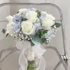 Ramo de Boda Novia Sosteniendo Foto de Boda Tulipán Certificado Flor Artificial Accesorios para Fotos Día de San Valentín Chino Estación Independiente