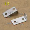 Plancha Plana Forma de 7 Placa de Bloqueo para Muebles Escuadra de Esquina Tope para Puerta de Gabinete Forma de L Soporte de Partición Placa de Pestillo
