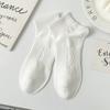 Meias de basquete novas para primavera e verão cor sólida cintura preta branca cinza meias absorventes de suor respiráveis meias esportivas masculinas meias Zhuji