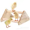 Soporte de Madera para Pollitos Mascota Pollo Soporte de Madera Soporte de Madera para Loro Soporte de Madera Simple para Pájaros