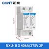 Protector contra sobretensiones Chint NXU-IIG fuente de alimentación protección contra rayos descargador doméstico 2P3P4P interruptor de sobretensión 220V