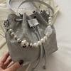 Bolso de Mujer 2026 Nuevo Transfronterizo Casual Nicho Verano Personalizado Bolso de Hombro Cruzado Bolso de Mano de Moda Bolso Cubo
