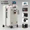 Mala de Viagem Universal Unissex com Rodas Amortecedoras, Mala de Bagagem de PC de Grande Capacidade 37L, Mala com Rodinhas e Trava de Senha Espessada