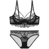 Sutiã Estilo Francês, Sutiã de Renda com Laço para Mulheres Plus Size com Alças, Pode Ser Usado por Fora, Realça a Aparência do Busto, Faz o Busto Parecer Menor, Conjunto Sexy de Lingerie e Roupa Íntima