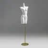 Maniquí de Lencería de Medio Cuerpo para Exhibición en Escaparate de Tienda de Ropa Interior para Hombres y Mujeres, Soporte de Modelo para Trajes de Baño y Sujetadores