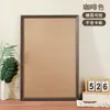 Moldura de foto em madeira maciça montagem moldura de foto moldura vazia fixa, tamanho personalizado papel cartão a4A3 foto abertura 8k mesa quebra-cabeça moldura externa suspensão