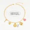 Colar/Pulseira de Camiseta com Cadeado Pequeno Chave Flor de Trevo Coração Diamante Branco de Alto Padrão Transfronteiriço Personalizado Tridimensional para Mulheres Que Não Desbota