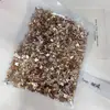 Rhinestones para Uñas Color Champagne de Fondo Plano Paquete Mayorista de 1440 Piezas, Incluyendo Rhinestones para Uñas de Forma Gota de Agua Grande y Pequeña, Cubo, Octágono Largo e Irregular