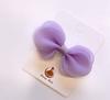 Horquilla de Lazo de Hilo Multicapa Fluorescente de Primavera para Niños Coreanos Adorno para el Cabello de Falda de Hilo para Niñas Horquilla de Lazo Estilo Coreano