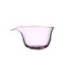 Taza de Té Pequeña Estilo Japonés Vidrio Resistente al Calor Taza de Degustación de Té Rayada Rosa Taza Maestra Taza Individual Sola Juego de Té Kung Fu para Hogar