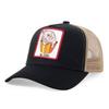 Especial transfronterizo para gorra de béisbol de malla con parche de animal y protección solar, bordado europeo y americano, gorra de béisbol de camionero de comercio exterior