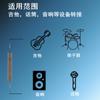 Yu Shuo/Conector convertidor de audio para amplificador de potencia de micrófono de dos núcleos grande hembra a hembra de 6,5 mm, extensión de línea de audio macho a macho