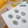 Explosivo de Alta Qualidade Quadrado Grosso Pilha Diamante Joias para Unhas Super Brilhante K9 Multifacetado Quadrado Grosso Transparente Branco Diamante para Unhas Bola Atacado