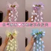 Super Fada Lírio-do-Vale Flor Laço Grampo de Cabelo Infantil Fita de Princesa Acessório de Cabelo Cabelo Trançado Ornamento de Cabelo para Menina Presilha de Cabelo Flor Fofa
