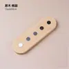 Base de Prática de Nail Art Estilo Japonês, Suporte de Unha de Madeira Minimalista, Apoio de Dedo de Metal, Suporte de Ponta de Unha, Ferramenta de Quadro de Prática de Unha Vestível