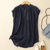 Foto Real Camisa Retro Francesa para Mujer Verano 2025 Nuevo Estilo Elegante Moderna Camisa Holgada Nicho Casual Top