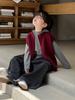 Roupas Infantis Coreanas Infantis 2025 Outono Novo Estilo Tops com Capuz de Listras Clássicas para Meninos e Meninas Coletes de Tricô Macios e Cereais