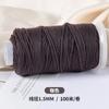 Cuerda de Cinco Colores Tao Cuerda Trenzada Hecha a Mano Cielo Estrellado Degradado Hilo de Algodón Retorcido a Mano Rollo Grande Pulsera Accesorios de Joyería DIY Material Cuerda