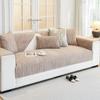 Almofada de sofá de chenille estilo Chanel 2024 Nova almofada de assento universal Four Seasons capa de sofá antiderrapante capa de almofada de assento pano