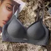 Bestseller 5517 Sujetador de Gel Suave Sin Costuras con Soporte Inalámbrico para Mujer, Espalda Hermosa, Copa Fija, Busto Pequeño, Push-Up