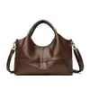 2025 Bolso de Moda Nueva Textura Suave Bolso para Madres de Gama Alta Gran Capacidad Versátil Bolso para el Trabajo Mujeres Retro