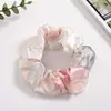Goma para el Cabello de Seda Transfronteriza 100% Seda de Morera 3.5cm Cuerda de Seda para el Cabello Goma para el Cabello Intestino Delgado Cuerda de Cabello Plisada para Niñas