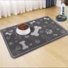 Tapete de Alimentación para Mascotas de Cuero Absorbente Antideslizante para Piso Gato Comedero Tapete a Prueba de Salpicaduras y Manchas Transfronterizo Temu Listo para la Venta
