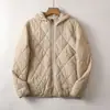Jaqueta de algodão retrô versátil para uso externo estilo japonês para casais, jaqueta com capuz quente e leve para outono e inverno 13286