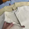 ¡Estilo coreano, Trece Filas! Suéter con cremallera básico retro minimalista de peso pesado para mujer 2026