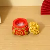 Bolsa de la Suerte Resina Atrae Riqueza Adorno de Año Nuevo Decoración de Escritorio de Oficina Venta al por Mayor Tazón del Tesoro de la Buena Fortuna Caja de Joyería