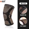 Joelheiras de Tricô Cobre Ciclismo Basquete Montanhismo Badminton Fibra de Cobre Respirável Antiderrapante Esportes Conjunto de Íons de Cobre