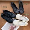 Zapatos de Piel Versátiles 2026 Zapatos de Ballet Verano Modernos Piel Suave Moño Nuevo Estilo Coreano Punta Redonda