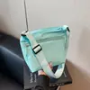 Bolso Cruzado Nuevo Casual Transfronterizo para Mujer, Bolso Pequeño Multicapa de Tela de Nylon Simple y Moderno, Bolso Cruzado para Teléfono Móvil para Viajes Diarios