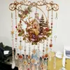 Campanilla de viento navideña de producto nuevo transfronteriza, campanilla de viento pintada de Navidad para atrapar el sol S