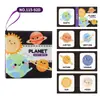 Amazon Libro de Tela para Bebé Papel Sonoro No se Puede Rasgar Libro de Tela en Inglés Educación Temprana Cognición Infantil Se Puede Morder Libro de Palma