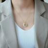 Colgante de jade s925 plata Palacio clásico nuevo collar de jade blanco simple elegante clásico joyería de alta gama para mujeres