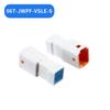 Conector Automotriz - Terminal de Cableado de Coche de 6P Cable a Cable Macho-Hembra Tapón en Blanco Conector de Arnés Enchufe en Enchufe