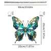 Decoración Colgante de Ventana de Acrílico 2D Pájaro de Colores Mariposa Fénix Día de San Valentín Transfronterizo Colgante Exterior para Porche