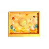 Festival de Mediados de Otoño Flor Luna Llena Marco de Fotos Adorno Oro Puro Creativo Pastel de Luna Nuevo Adorno Chino Regalo de Negocios Disponible al por Mayor