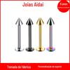 E-commerce transfronteiriço aço inoxidável espigão labial cônico multicolorido multitarefa personalidade europeia e americana moda hip-hop joia para piercing