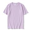 Camiseta japonesa de algodão puro pesado 220g, personalizada, gola redonda, roupas de trabalho, cor sólida, camisa cultural de grupo, roupas de classe, manga curta, moda masculina